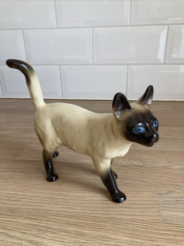 Vintage porcelain siamese - vintage,