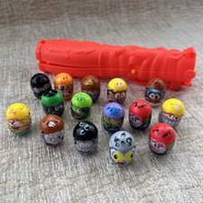 Mighty Beanz Flip Track Bundle Orange with 15 Mighty Beans