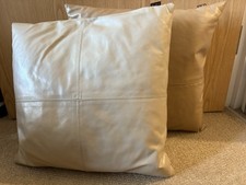 Leather Cushions x 2 Alma