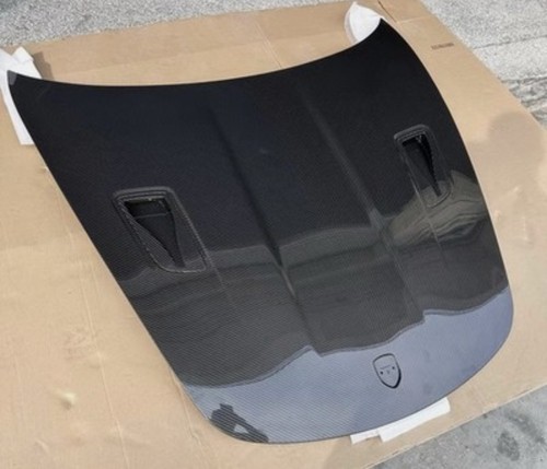 Dry carbon fiber hood porsche - fiber,