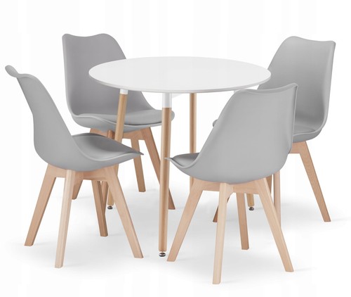 Round dining table - round,