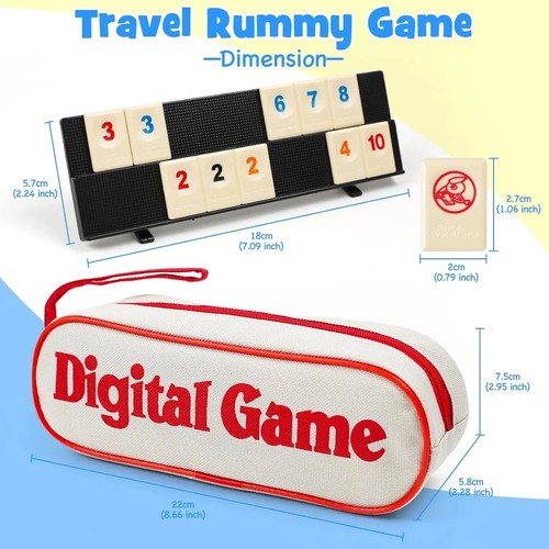 Rummikub pouch travel game age - rummikub,