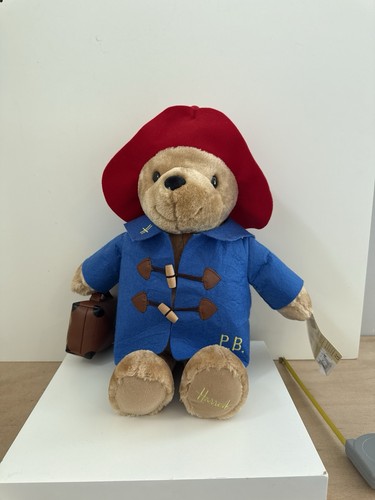 Harrods paddington bear plush - paddington,