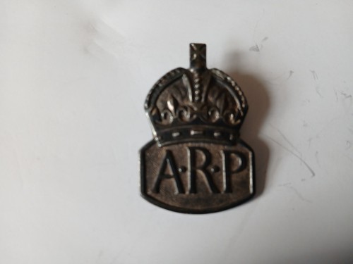 Arp silver lapel badge - arp,