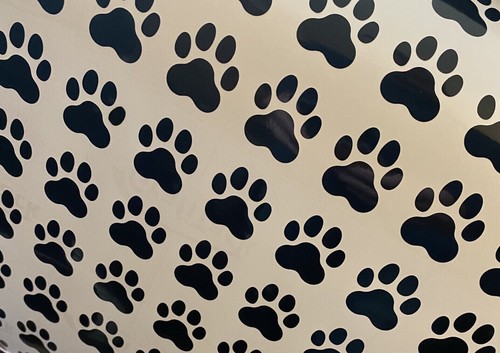 Pet paw print vinyl decal - vinyl,