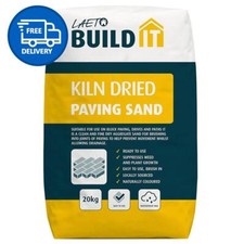 Kiln Dried Paving Sand 20kg Weed Inhibitor Paving Grout by Laeto Build It