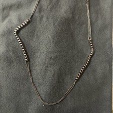 Next Silver Tone Long Double