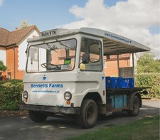 Vintage Electric Milk Float Delivery Vehicle