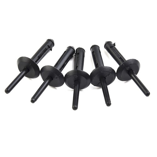 Car clips rivet black plastic - clips,