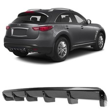 Carbon Fiber Look Rear Bumper