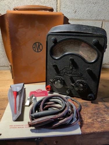 Vintage universal avometer - vintage,