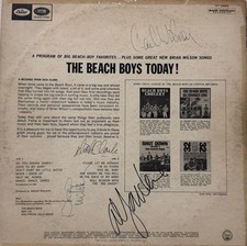 The Beach Boys Today! Signed album