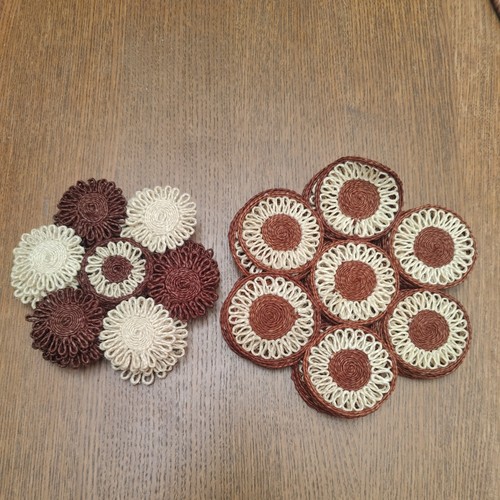 Crochet coaster mats - crochet,