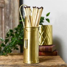 Brushed Brass Match Holder