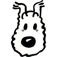 Snowy TinTin Dog Cartoon Celebrity Card Face Mask - Fancy Dress - Ready To Wear