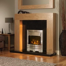 Electric oak timber surround - oak,
