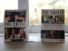 THE CRITIC 2023 / 2024 FILM 3x MINI DESKTOP STANDEE PROMOTIONAL CARD DISPLAY