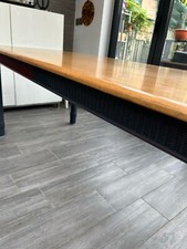 lloyd loom dining table - Used