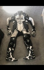 Motorbike full leather suit - leather,