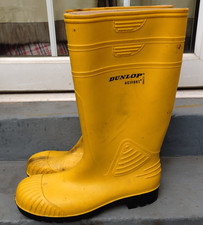 mens yellow rubber DUNLOP