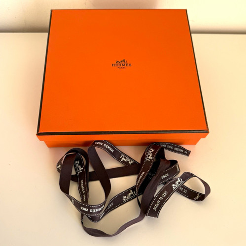Hermès paris orange - orange, square