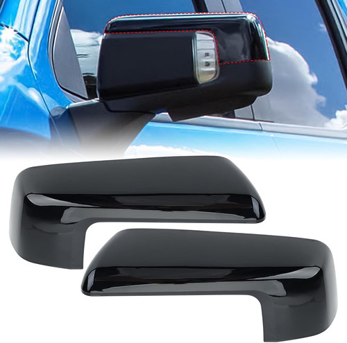 Glossy black side - black, mirror