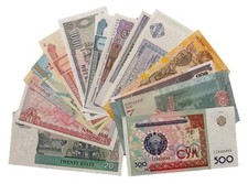 Job lot 15 banknotes - job,
