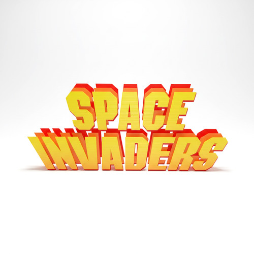 Space invaders retro - space,