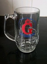 Glass Beer Tankard 1 Pint with