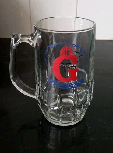 Glass beer tankard pint with - beer, 1
