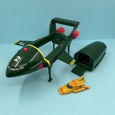 Vintage Carlton Thunderbirds Toy T2 & T4 Talking Sound Effects Ship Set 1990s