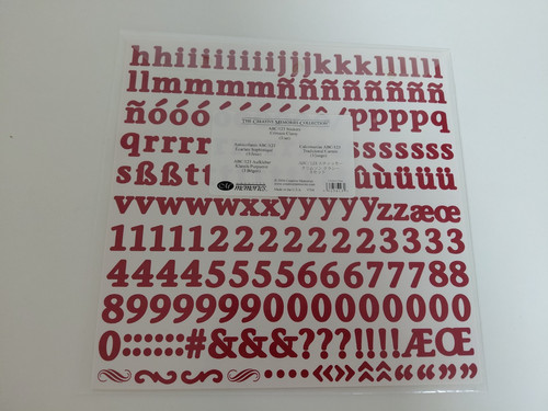 Creative memories alphabet - creative,