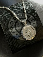 Mens Personalised Large Silver