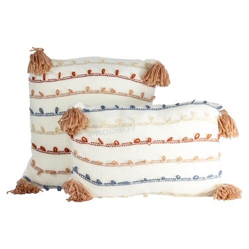 Knitted filled tassel - knitted, cushion