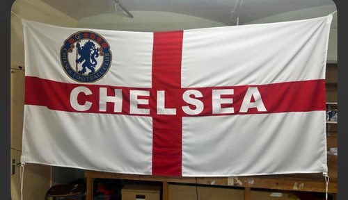 Chelsea football flag - football, flag,
