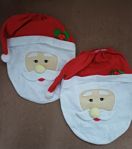 Two small santa - santa, in