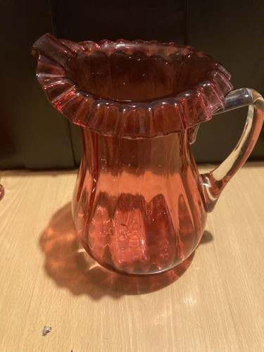 Vintage murano glass water - glass, jug