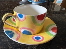 Whittard Of Chelsea Cup And Saucer Set Ceramic Tea Coffee Preowned