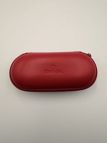 Omega watch travel case - case, red