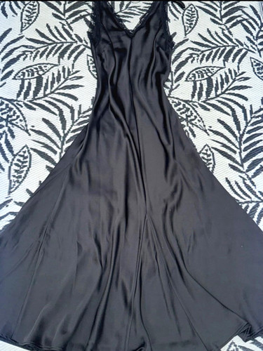 New look black satin - new, trim