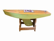 Vintage Wooden Pond Yacht 