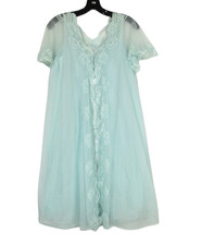 Vtg sears blue nylon lace - sears, &