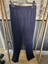 FILA Navy Blue Tracksuit Bottoms Joggers USA 32 Wool Blend Retro