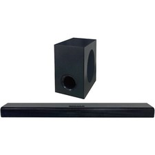 HYE 2.1ch Wireless Soundbar + Wired Subwoofer 120W Bluetooth - Black 21SB6012