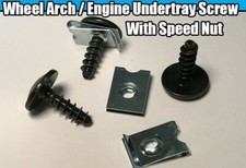 10x TORX SCREWS BUMPER ENGINE