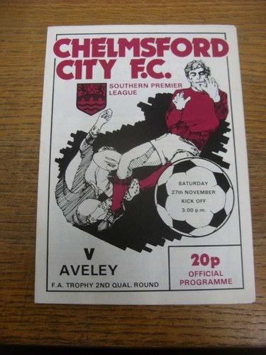 1982 chelmsford city v - 27/11/1982,
