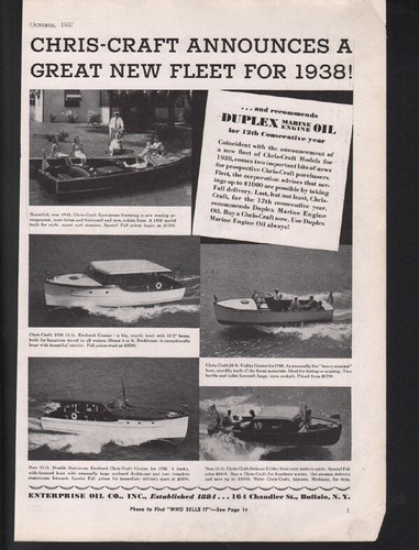 1937 chris craft - craft, boat