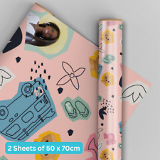 Birthday Wrapping Paper | Barbie | 2 Sheets & 2 Tags | Kids Gift Wrap