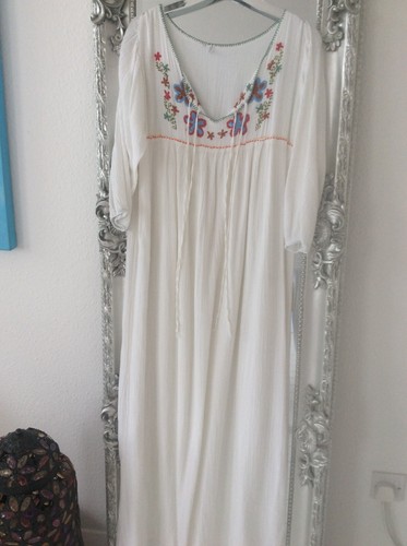 Vintage 70s embroidered cotton - 70s,