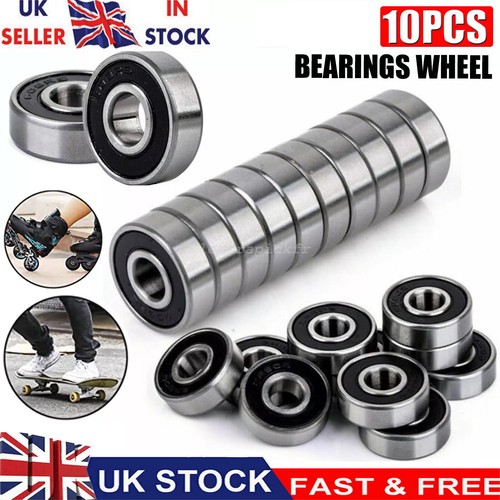 10pcs 608 2rs rubber sealed - 608,